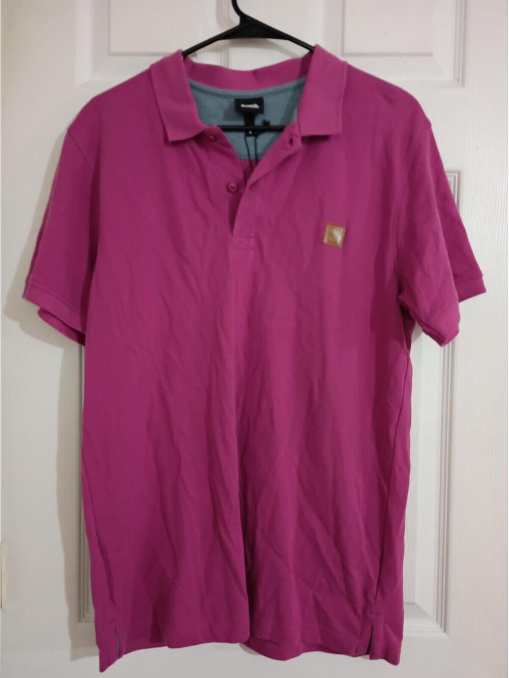 Bench Men's Polo Shirt Medium Pink